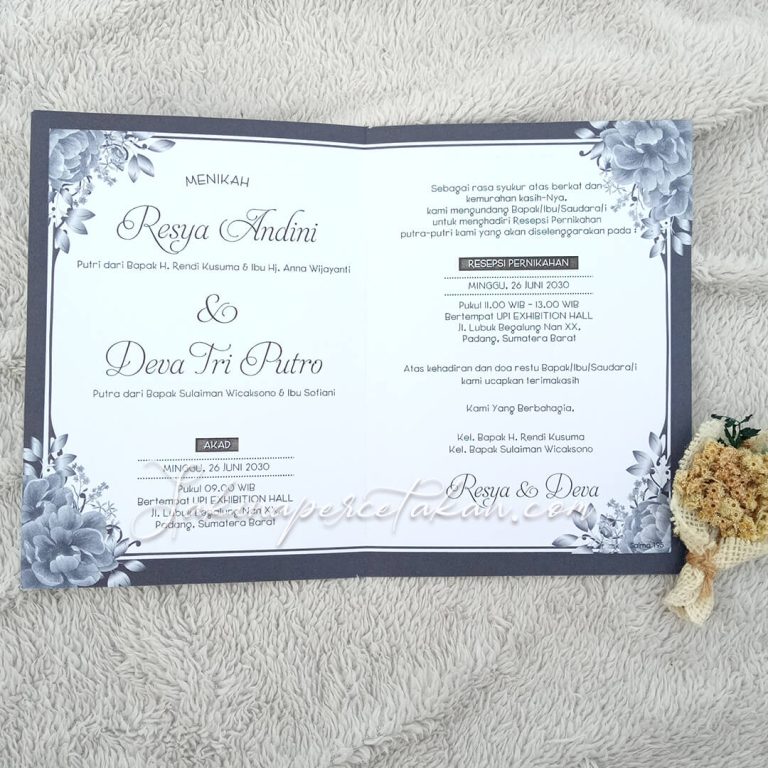 Cetak Undangan Salma 195 - Sakina Undangan