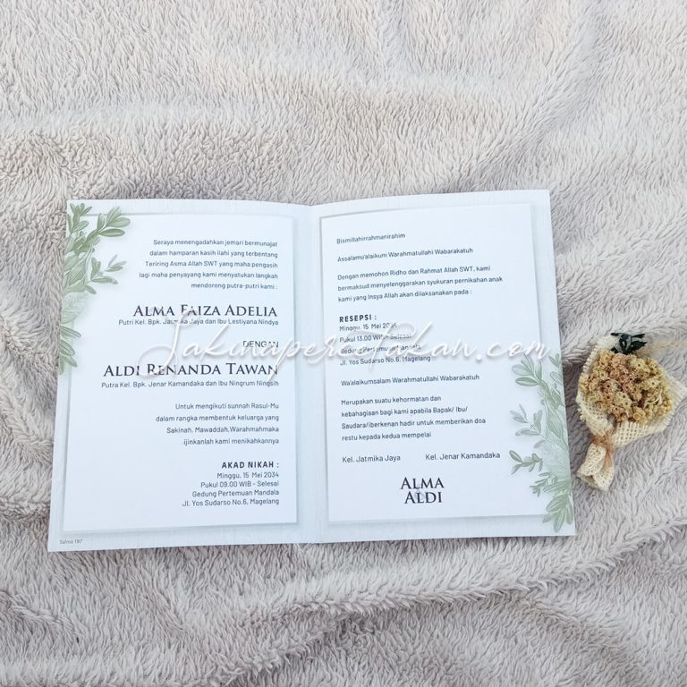 Cetak Undangan Salma 197 - Sakina Undangan