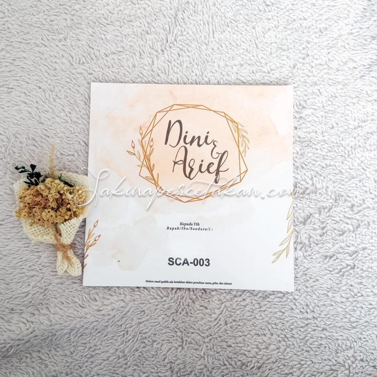 Cetak Undangan Griya SCA 003 - Sakina Undangan