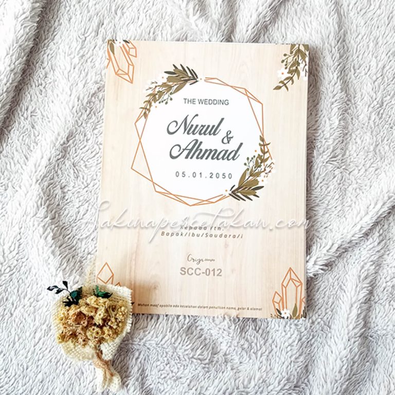 Cetak Undangan Griya SCC 012 - Sakina Undangan