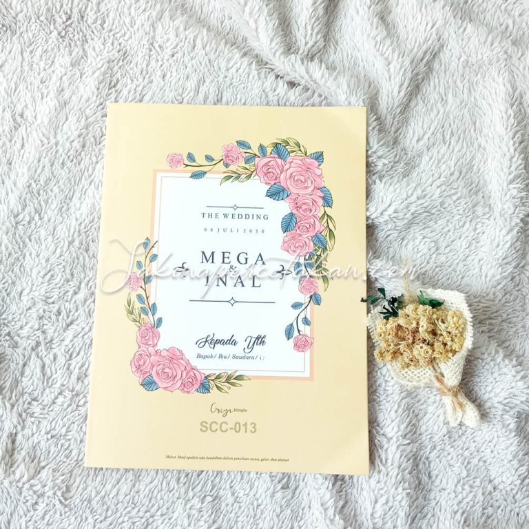 Cetak Undangan Griya SCC 013 - Sakina Undangan