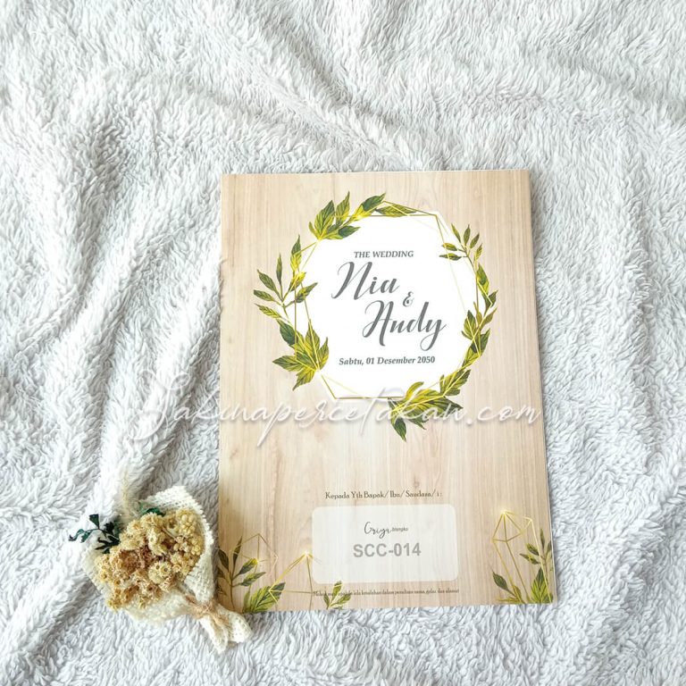 Cetak Undangan Griya SCC 014 - Sakina Undangan