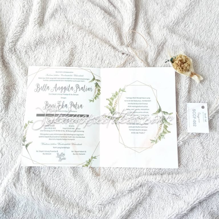 Cetak Undangan Griya SCCF 002 - Sakina Undangan