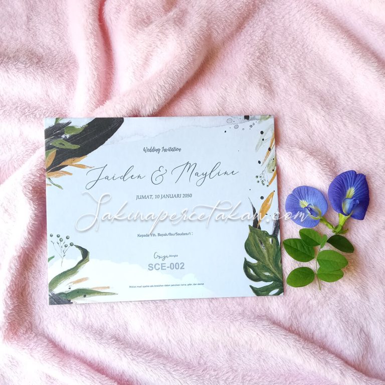 Cetak Undangan Griya SCE 002 - Sakina Undangan