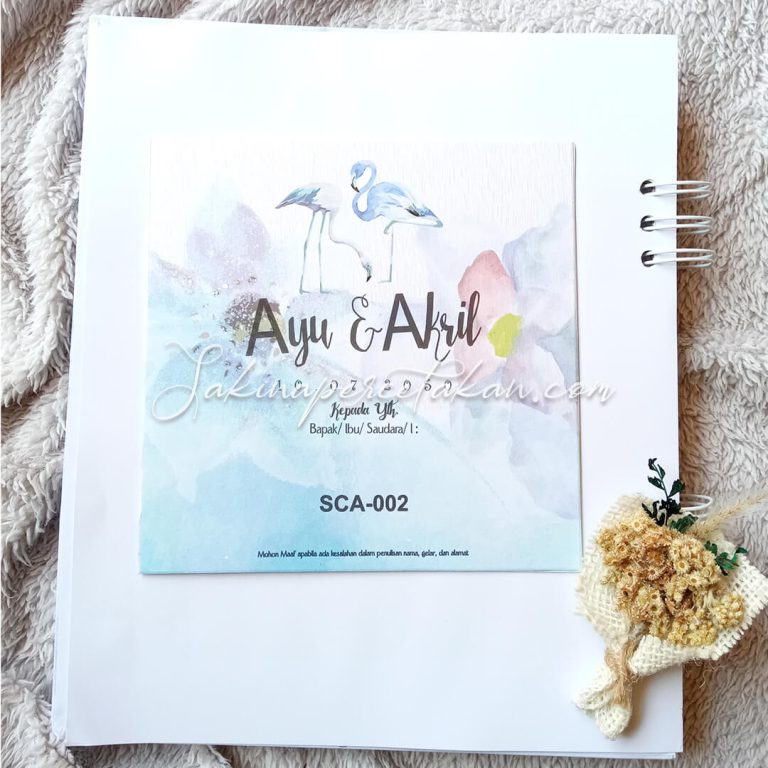 Cetak Undangan Griya SCA 002 - Sakina Undangan