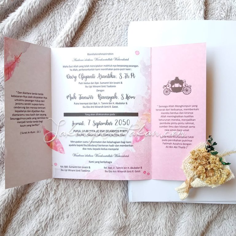 Cetak Undangan Griya SCB 001 - Sakina Undangan