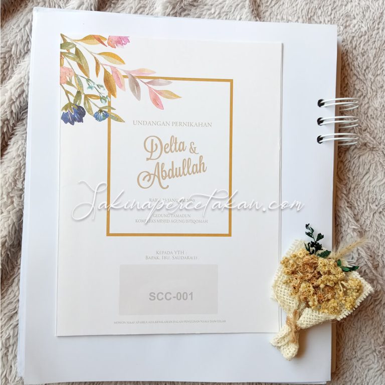 Cetak Undangan Griya SCC 001 - Sakina Undangan