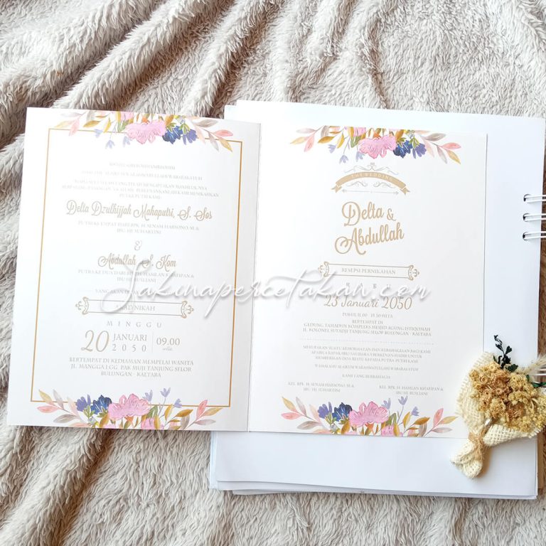 Cetak Undangan Griya SCC 001 - Sakina Undangan