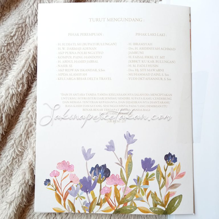 Cetak Undangan Griya SCC 001 - Sakina Undangan