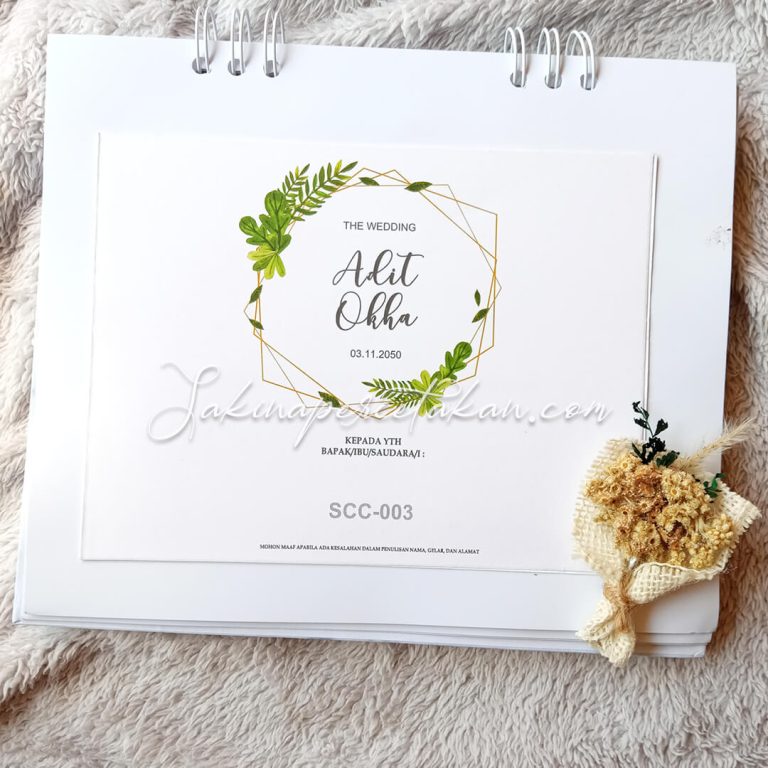 Cetak Undangan Griya SCC 003 - Sakina Undangan