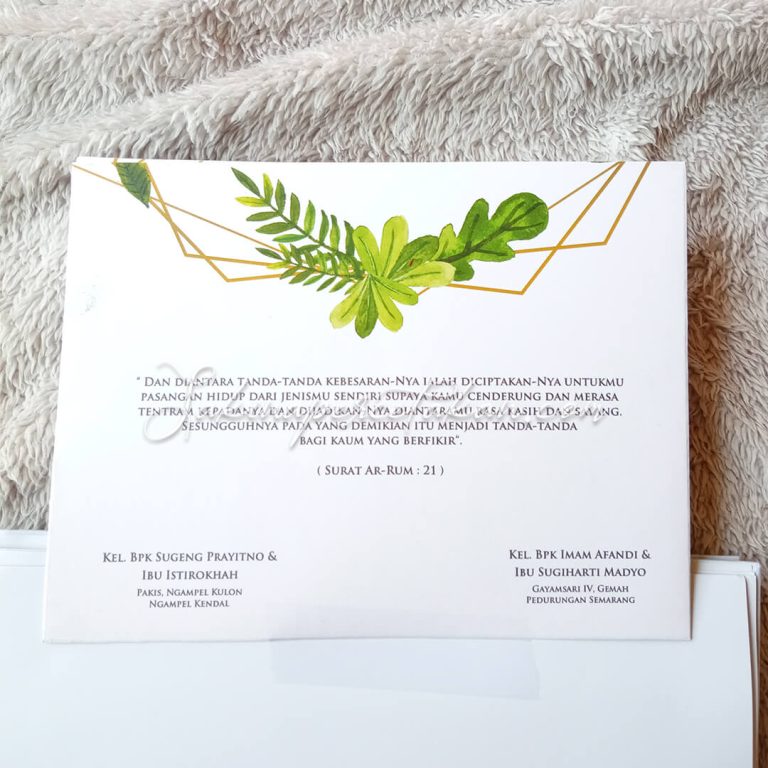 Cetak Undangan Griya SCC 003 - Sakina Undangan