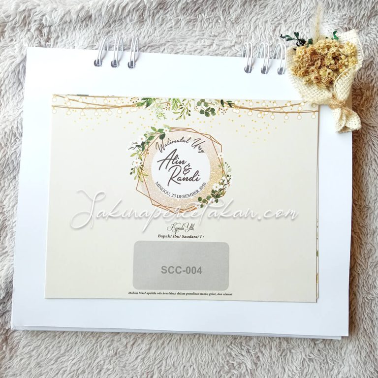 Cetak Undangan Griya SCC 004 - Sakina Undangan