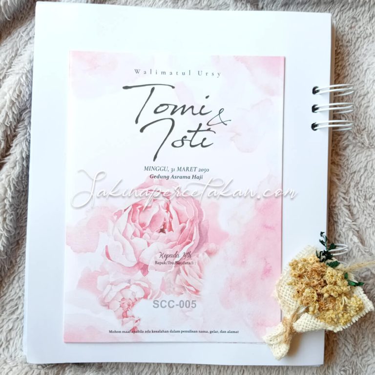 Cetak Undangan Griya SCC 005 - Sakina Undangan