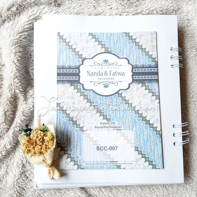 Cetak Undangan Griya SCC 007 - Sakina Undangan