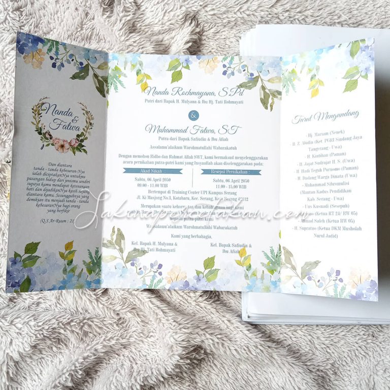 Cetak Undangan Griya SCC 007 - Sakina Undangan