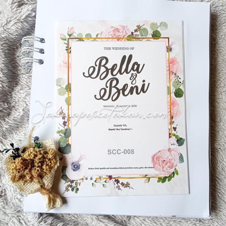 Cetak Undangan Griya SCC 008 - Sakina Undangan