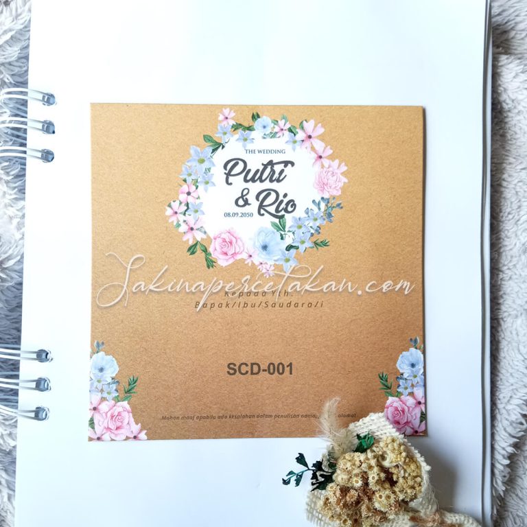 Cetak Undangan Griya SCD 001 - Sakina Undangan