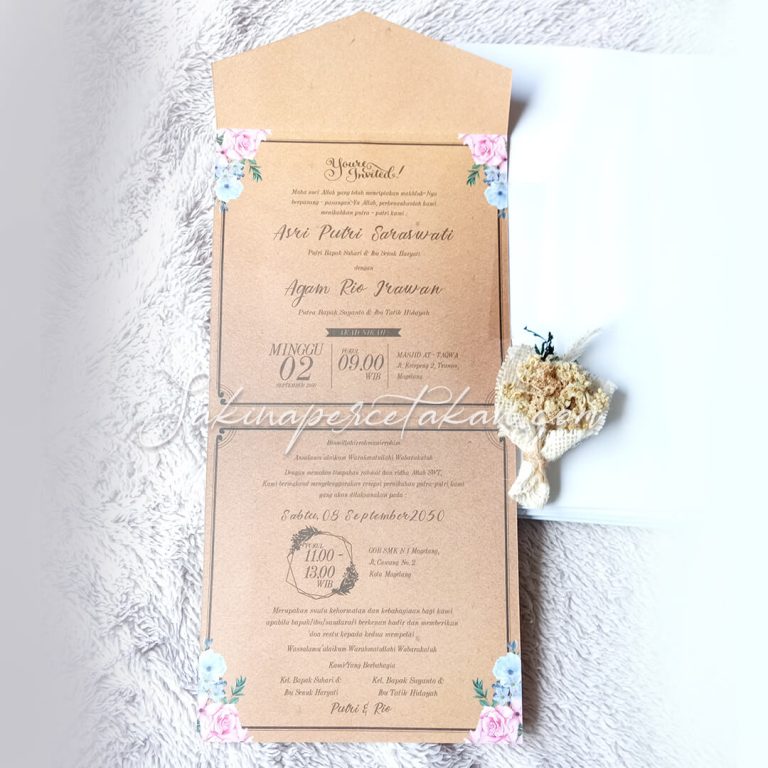 Cetak Undangan Griya SCD 001 - Sakina Undangan