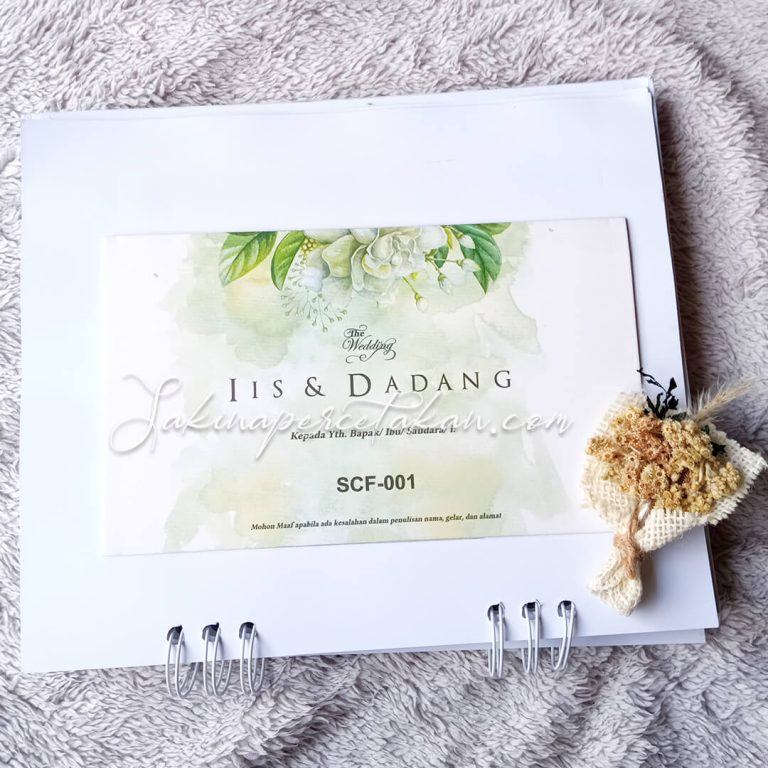 Cetak Undangan Griya SCF 001 - Sakina Undangan