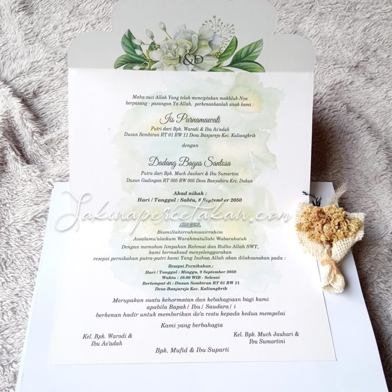 Cetak Undangan Griya SCF 001 - Sakina Undangan