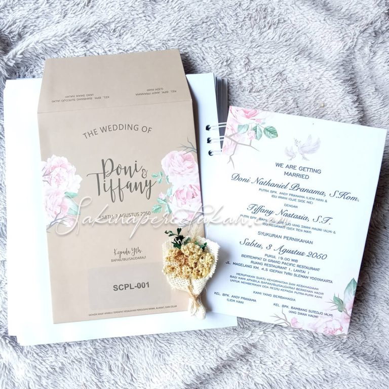 Cetak Undangan Griya SCPL 001 - Sakina Undangan