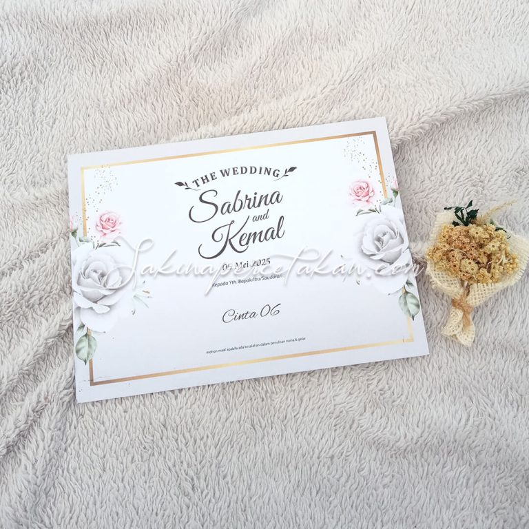 Cetak Undangan Cinta 05 - Sakina Undangan