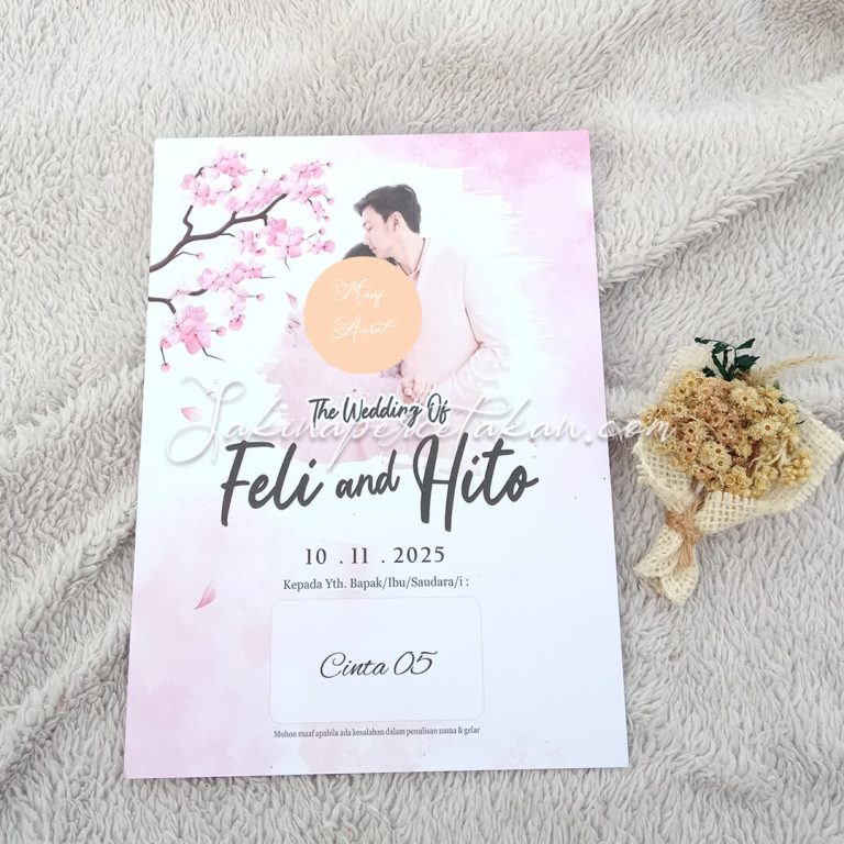 Cetak Undangan Cinta 06 - Sakina Undangan