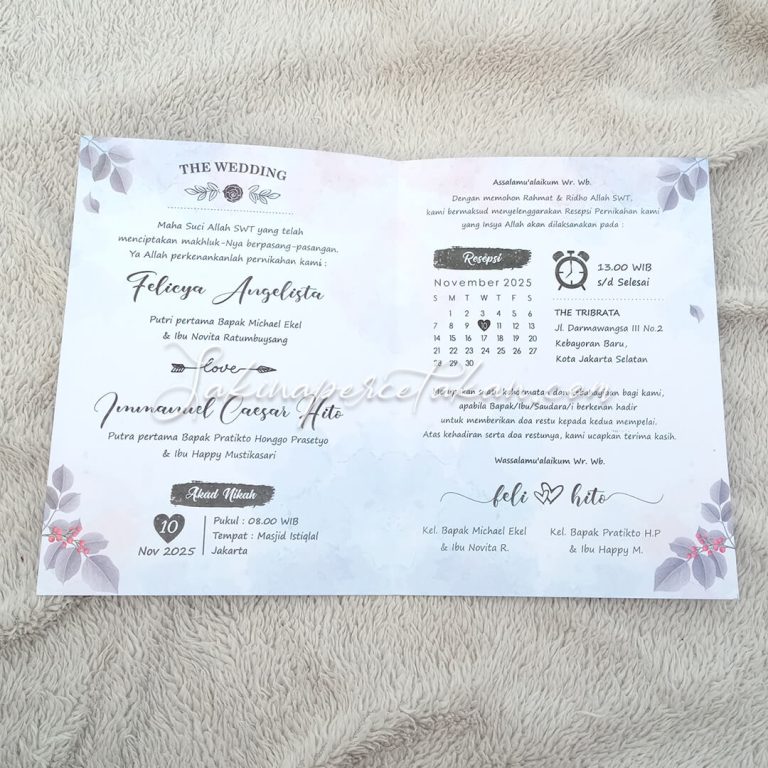 Cetak Undangan Cinta 07 - Sakina Undangan