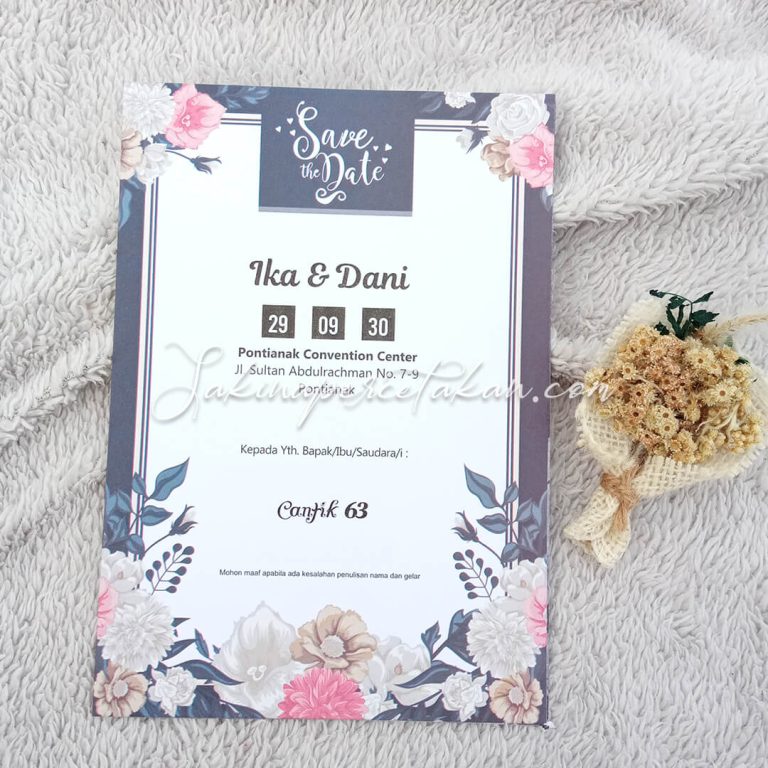 Cetak Undangan Cantik 63 - Sakina Undangan