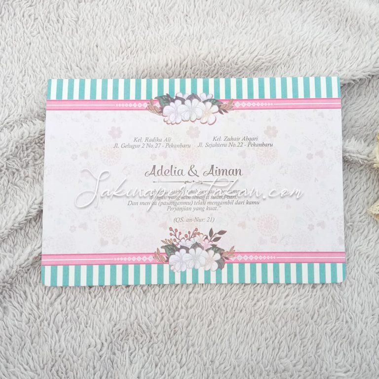 Cetak Undangan Cantik 64 - Sakina Undangan