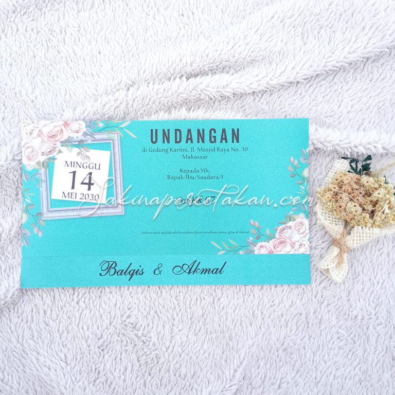 Cetak Undangan Cantik 67 - Sakina Undangan