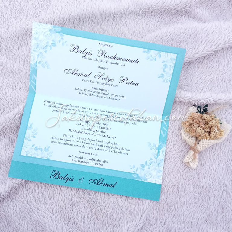 Cetak Undangan Cantik 67 - Sakina Undangan