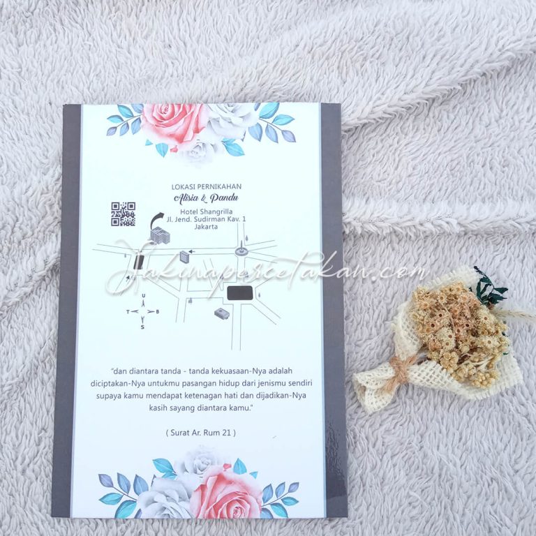 Cetak Undangan Cantik 69 - Sakina Undangan