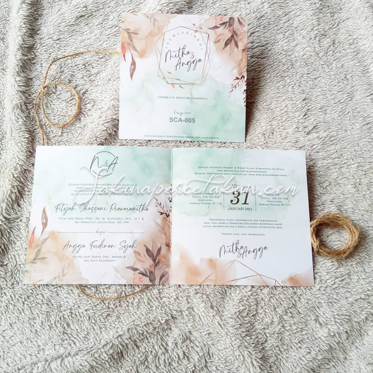 Cetak Undangan Griya SCA 005 - Sakina Undangan