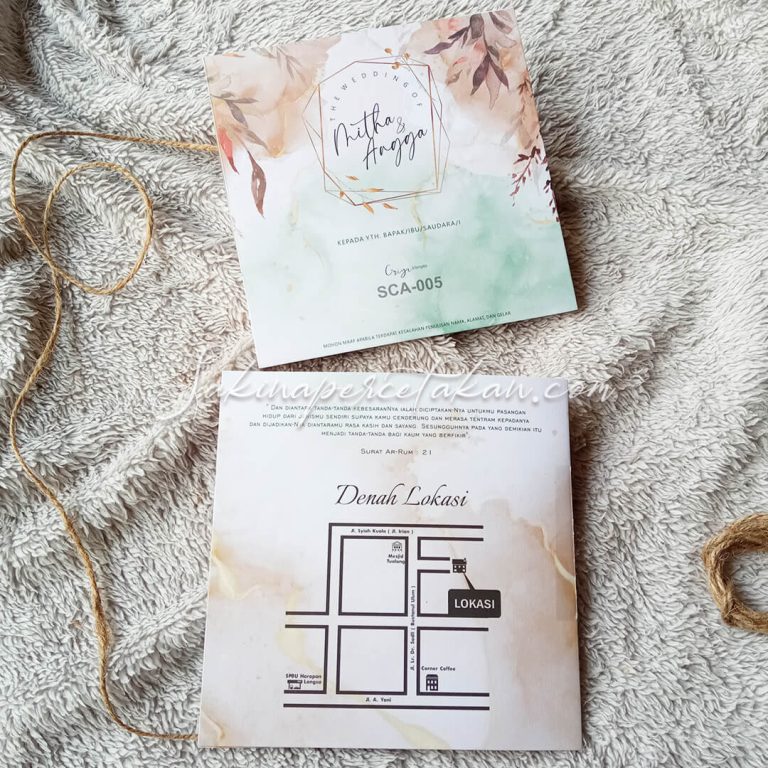Cetak Undangan Griya SCA 005 - Sakina Undangan