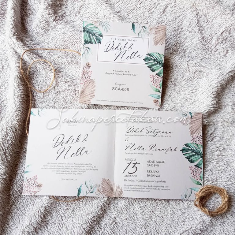 Cetak Undangan Griya SCA 006 - Sakina Undangan