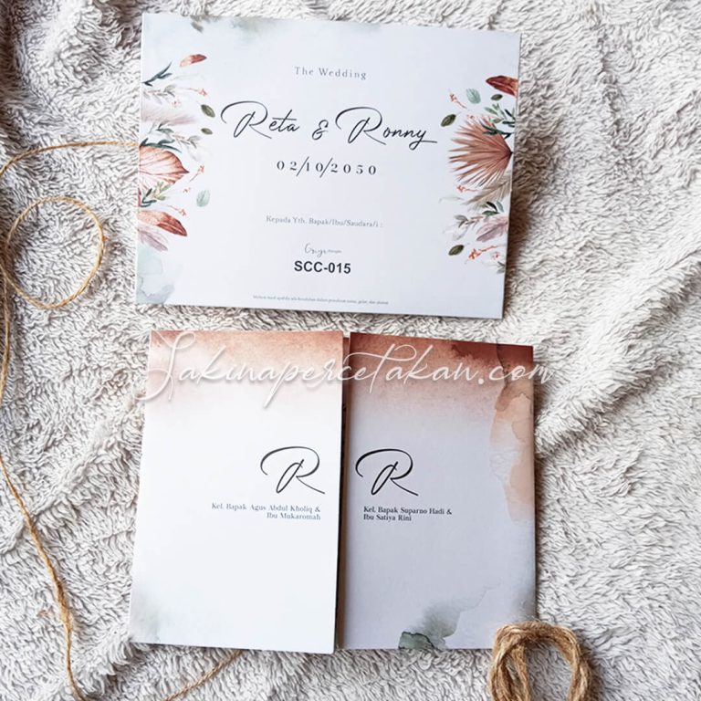 Cetak Undangan Griya SCC 015 - Sakina Undangan