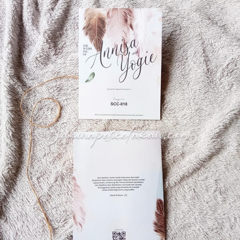 Cetak Undangan Griya SCC 018 - Sakina Undangan