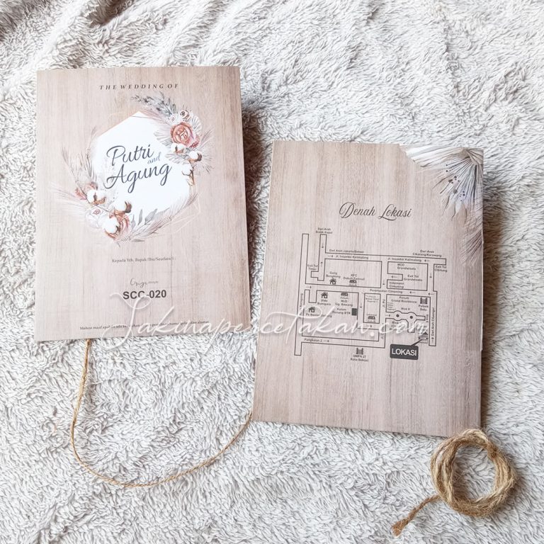 Cetak Undangan Griya SCC 020 - Sakina Undangan