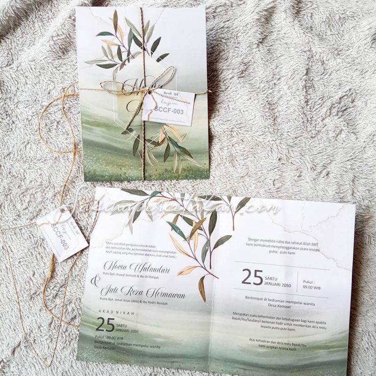 Cetak Undangan Griya SCCF 003 - Sakina Undangan