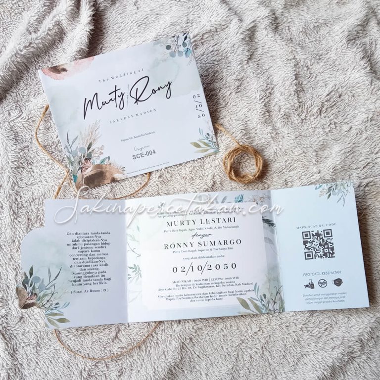 Cetak Undangan Griya SCE 004 - Sakina Undangan