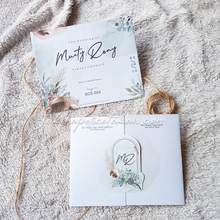 Cetak Undangan Griya SCE 004 - Sakina Undangan