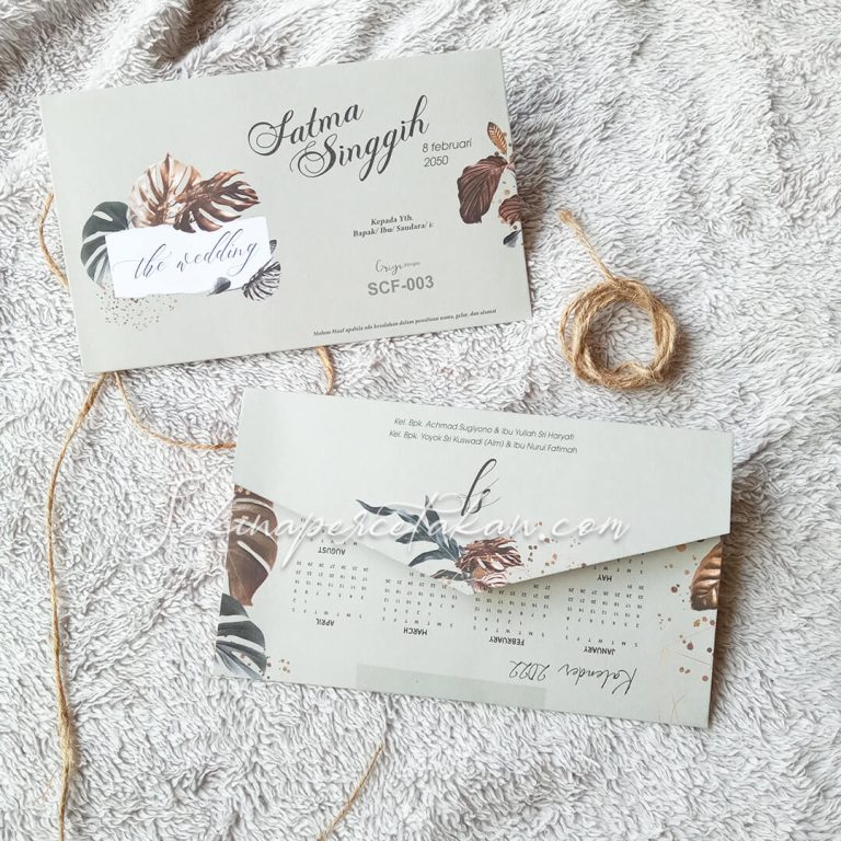 Cetak Undangan Griya SCF 003 - Sakina Undangan