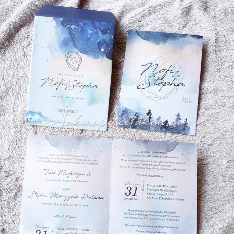 Cetak Undangan Griya SCPB 002 - Sakina Undangan