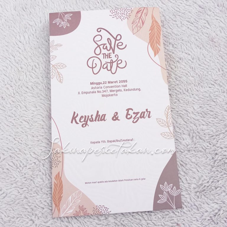 Cetak Undangan HC 167 - Sakina Undangan