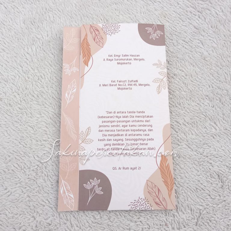 Cetak Undangan HC 167 - Sakina Undangan