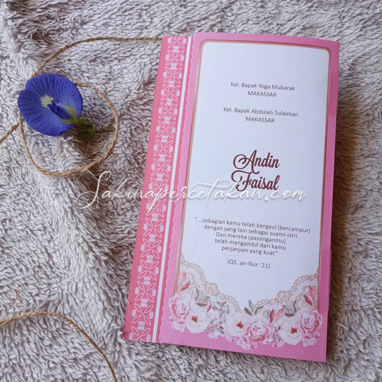 Cetak Undangan Rizki 21 - Sakina Undangan