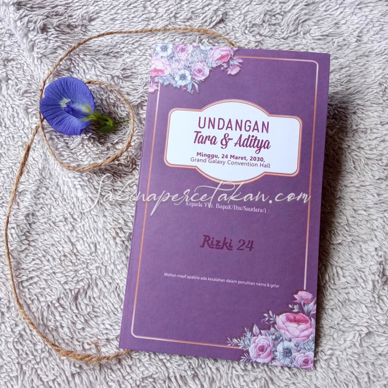 Cetak Undangan Rizki 24 - Sakina Undangan