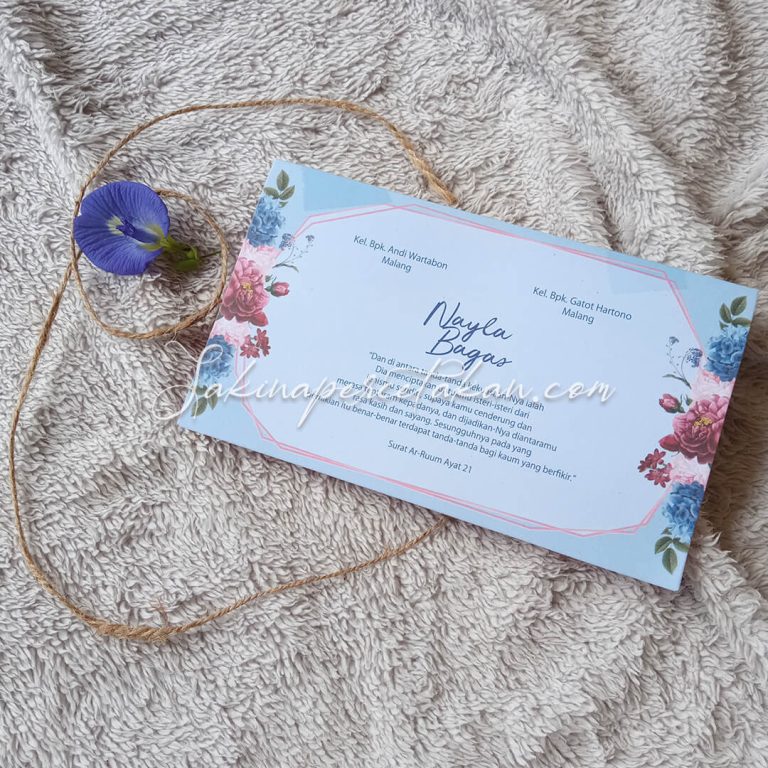 Cetak Undangan Rizki 29 - Sakina Undangan
