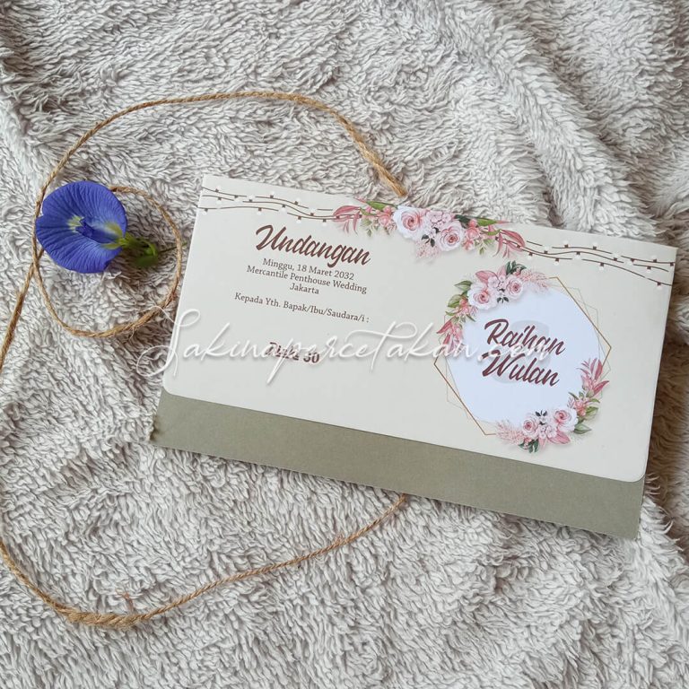 Cetak Undangan Rizki 30 - Sakina Undangan